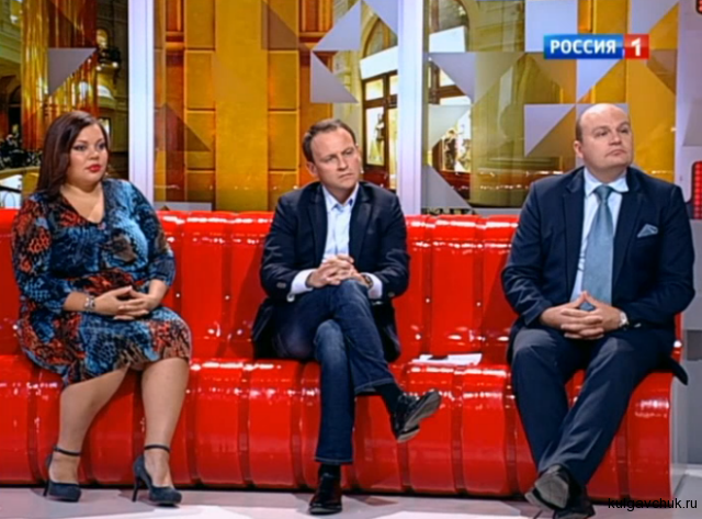 с Николаем Сидякиным депутатом Госдумы на съемке канала Россия